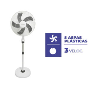 VENTILADOR DE PIE 18" CODINI BLANCO V18V